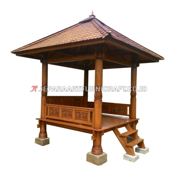 Promo Gazebo Kayu Jati Majapahit Jepara Berkualitas