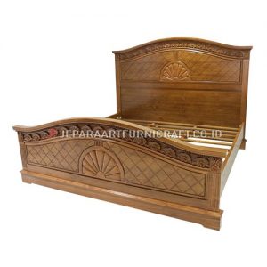 Jual Tempat Tidur Jati Ukir Daud Elegant Berkualitas