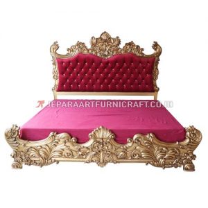 Jual Tempat Tidur Mewah Ukir Klasik Baroque Jepara Murah