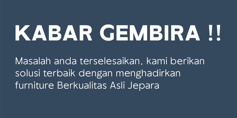 Toko Furniture Jepara Murah